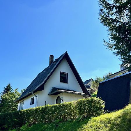 Urige Berghuette Mit Kamin Und Sauna Im Erzgebirge Nahe Schwarzwassertal Pobershau Экстерьер фото